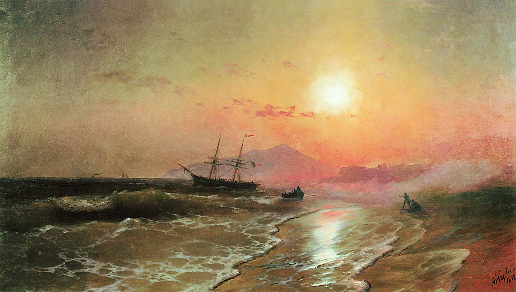 Айвазовский. Остров Иския. 1892