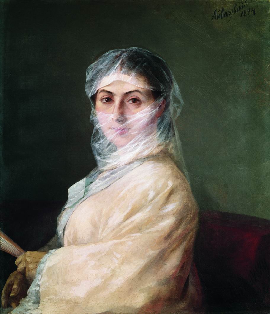 Айвазовский. Портрет жены художника Анны Бурназян. 1882