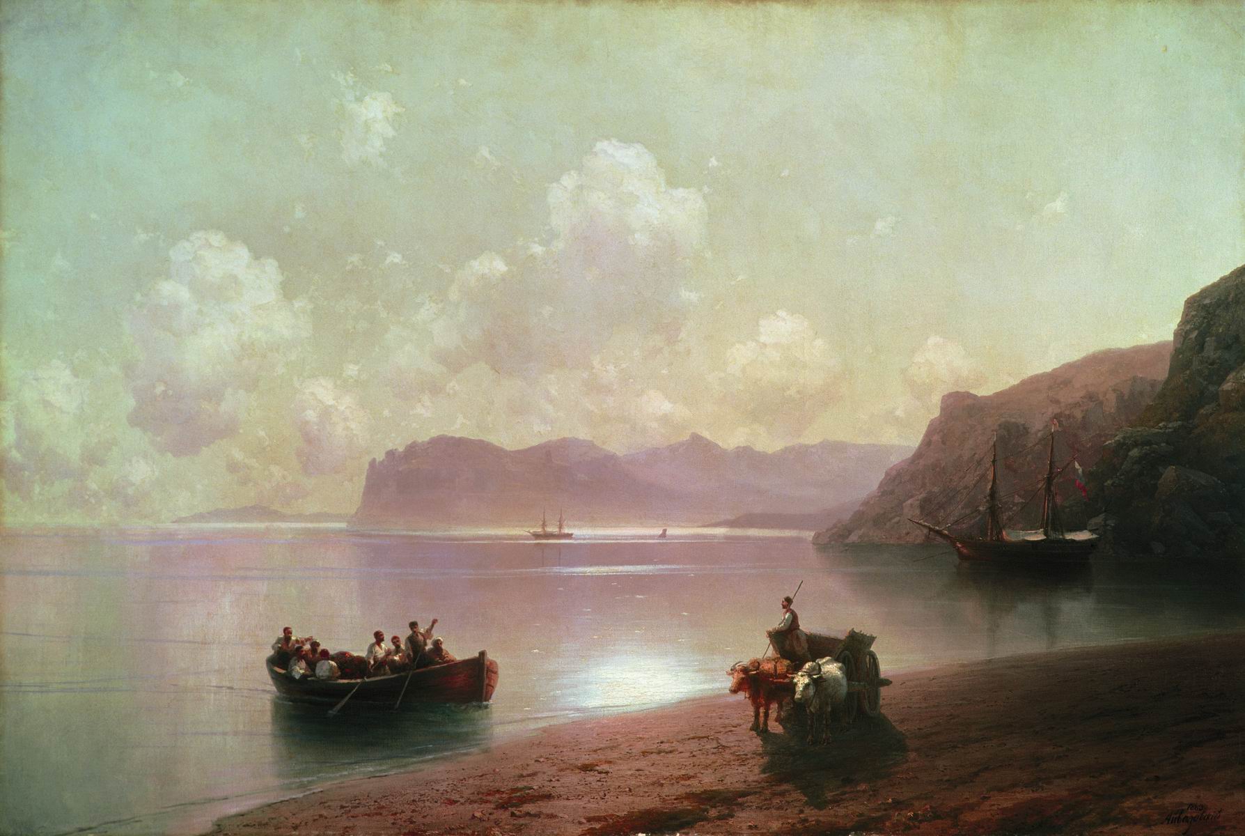 Айвазовский. Утро на море. 1883