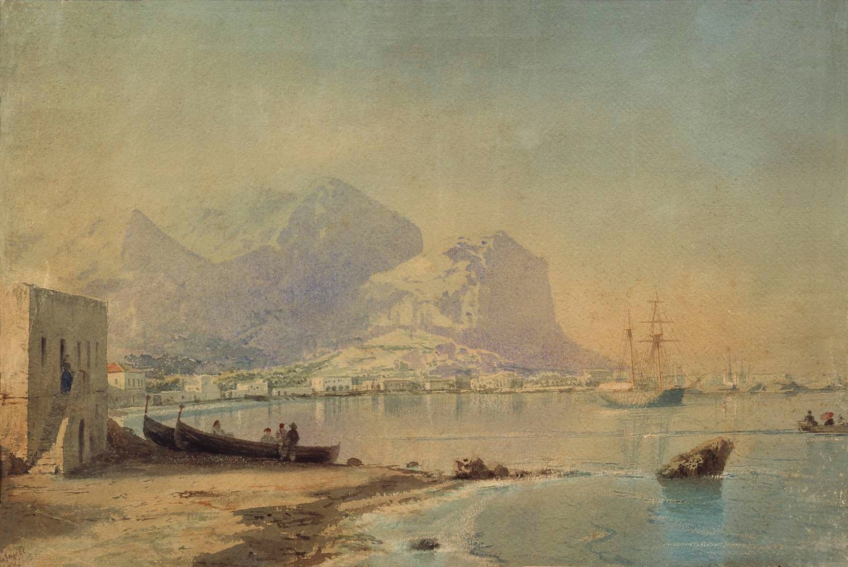 Айвазовский. В гавани. 1842