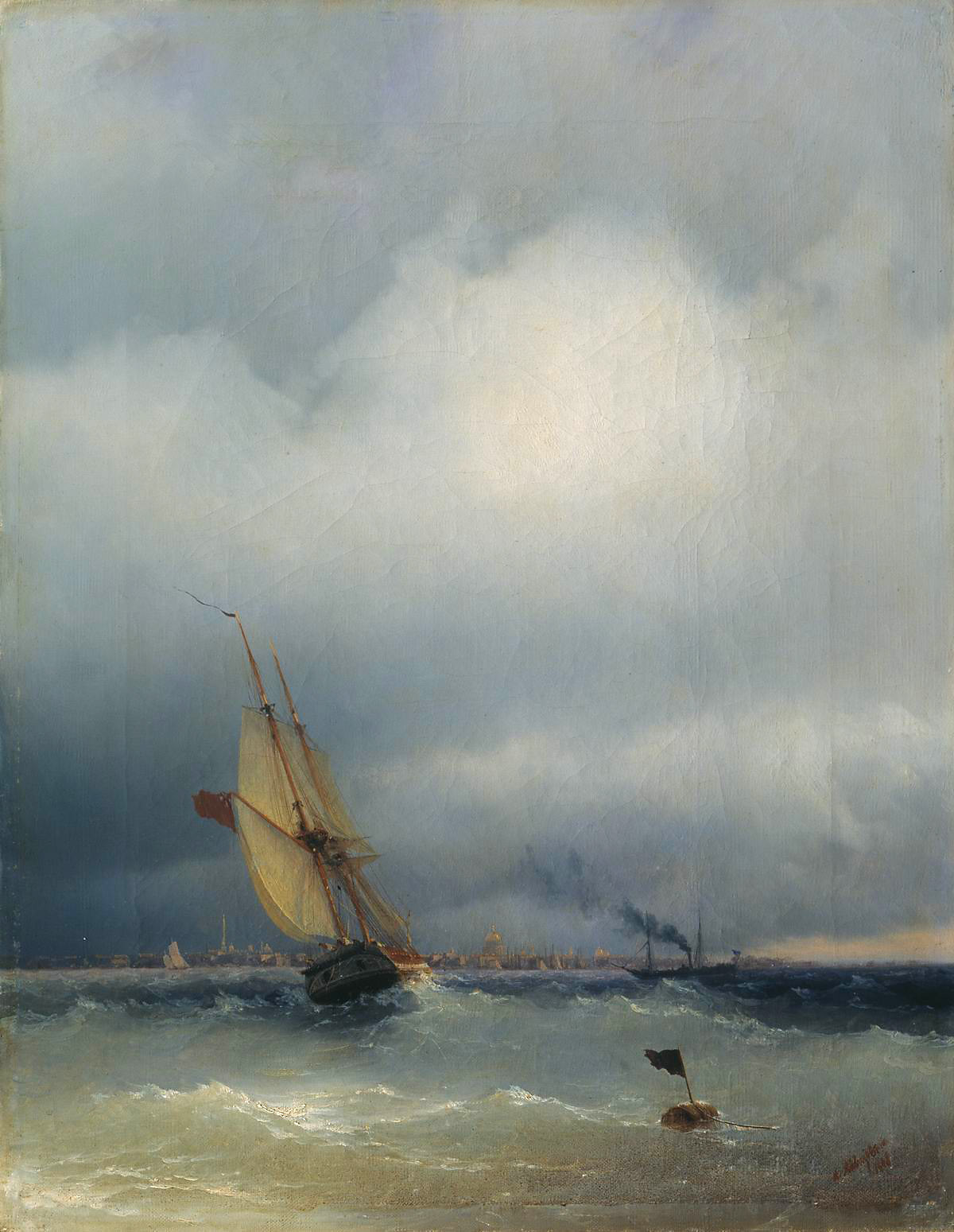 Айвазовский. Финский залив. 1848