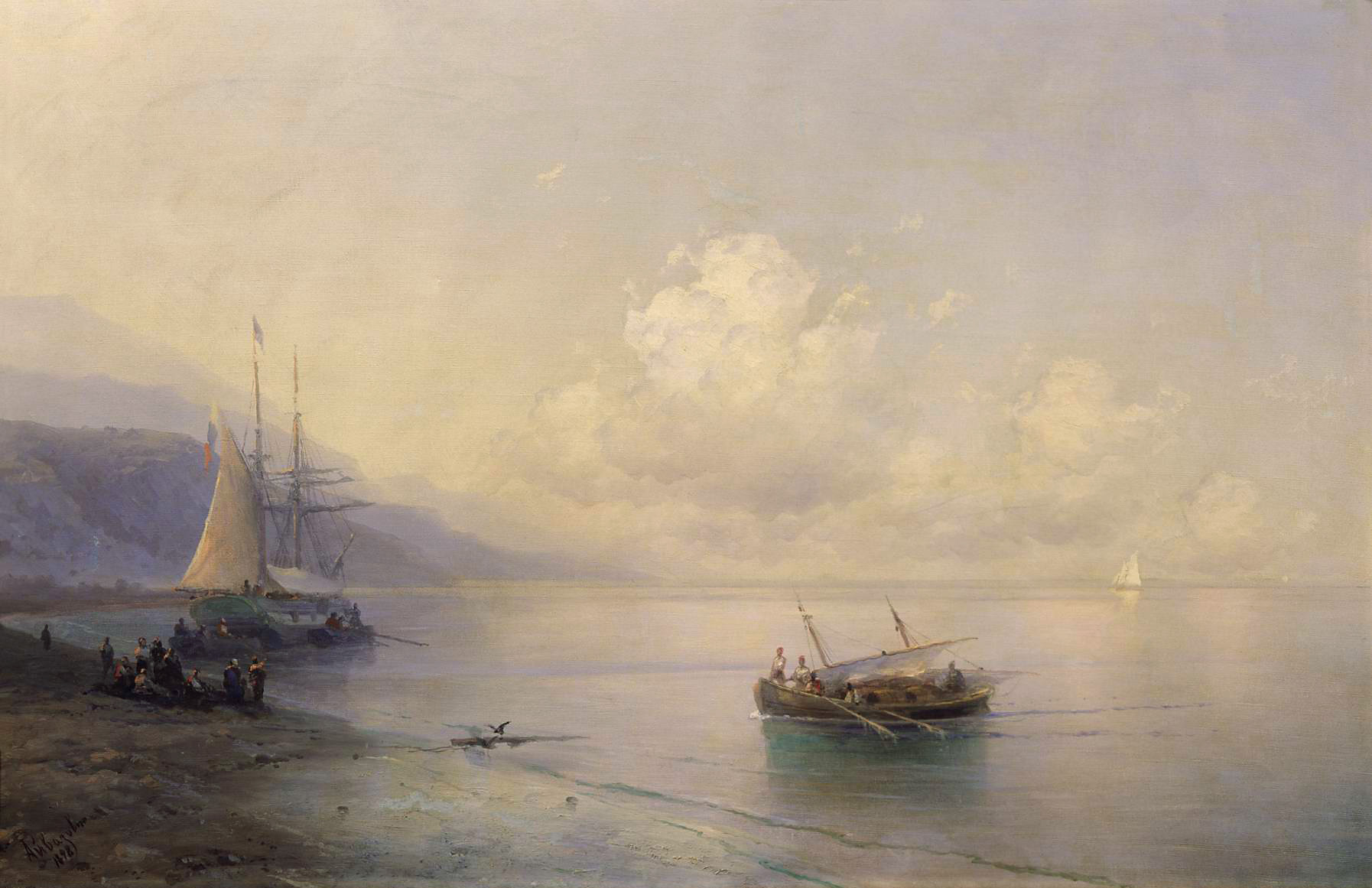 Айвазовский. Морской пейзаж. 1898