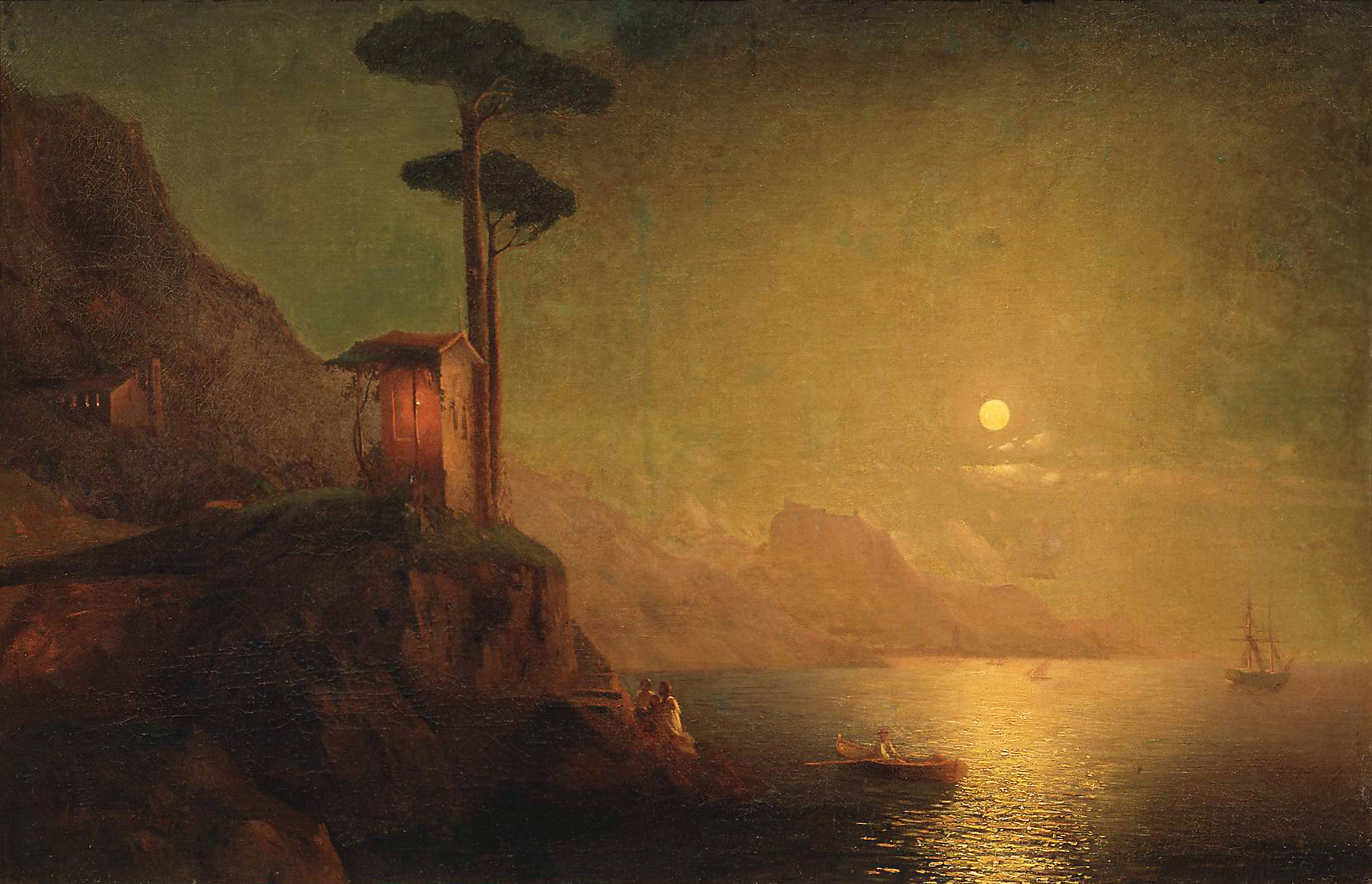 Айвазовский. Часовня на берегу моря. 1847