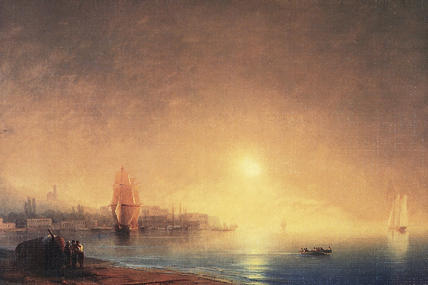 Айвазовский. Утро на берегу залива. 1853