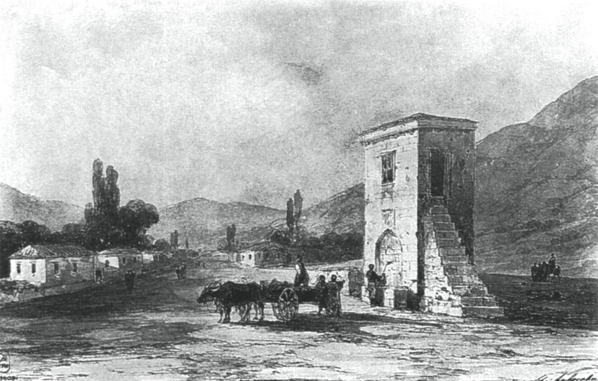 Айвазовский. Старый Крым. Фонтан. 1858