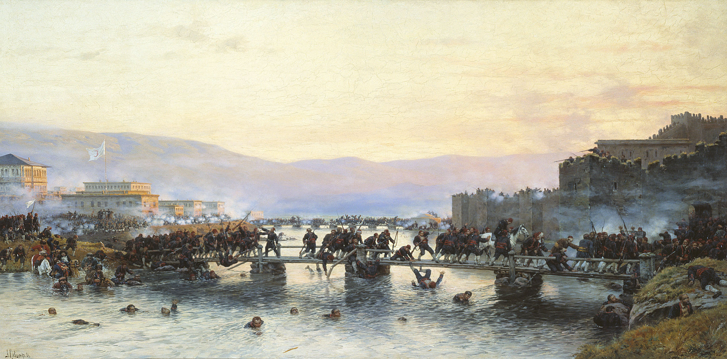 Кившенко. Штурм крепости Ардаган 5 мая 1877 года. 1886