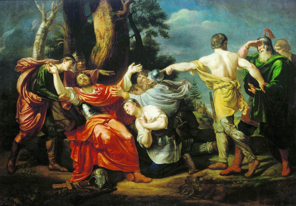 Кипренский. Дмитрий Донской на Куликовом поле. 1805