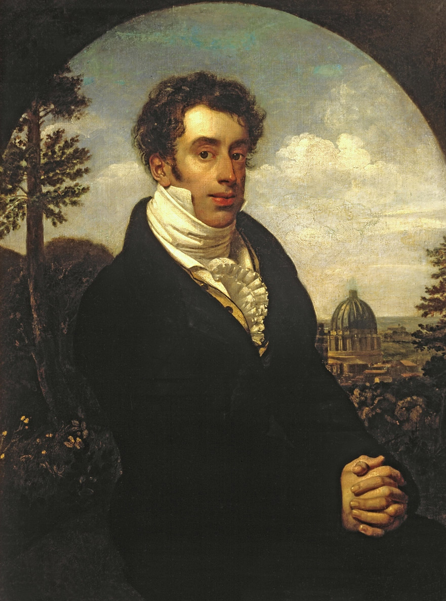 Кипренский. Портрет князя А.М.Голицына. около 1819