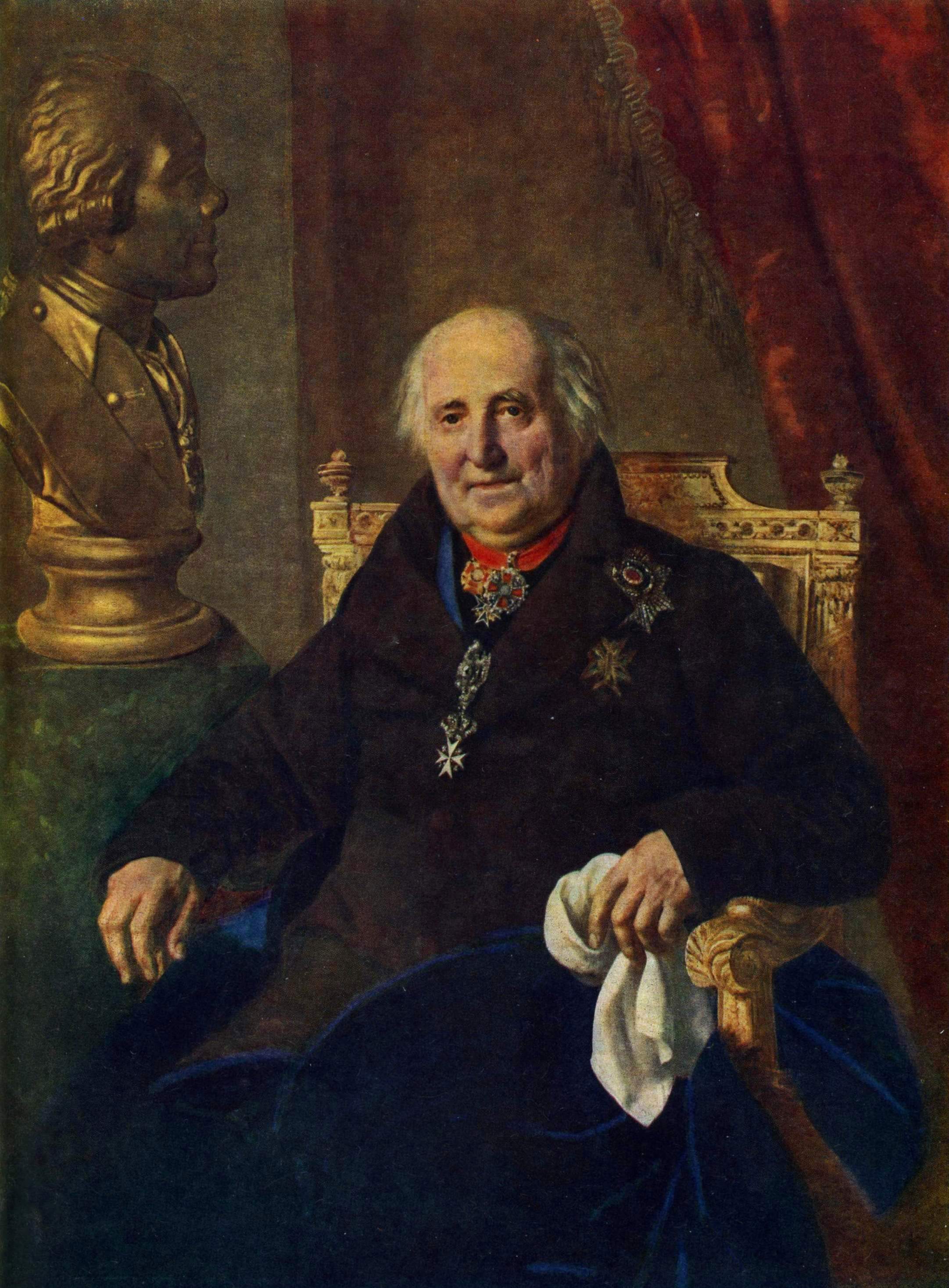 Кипренский. Портрет графа Г.Г. Кушелёва. 1825
