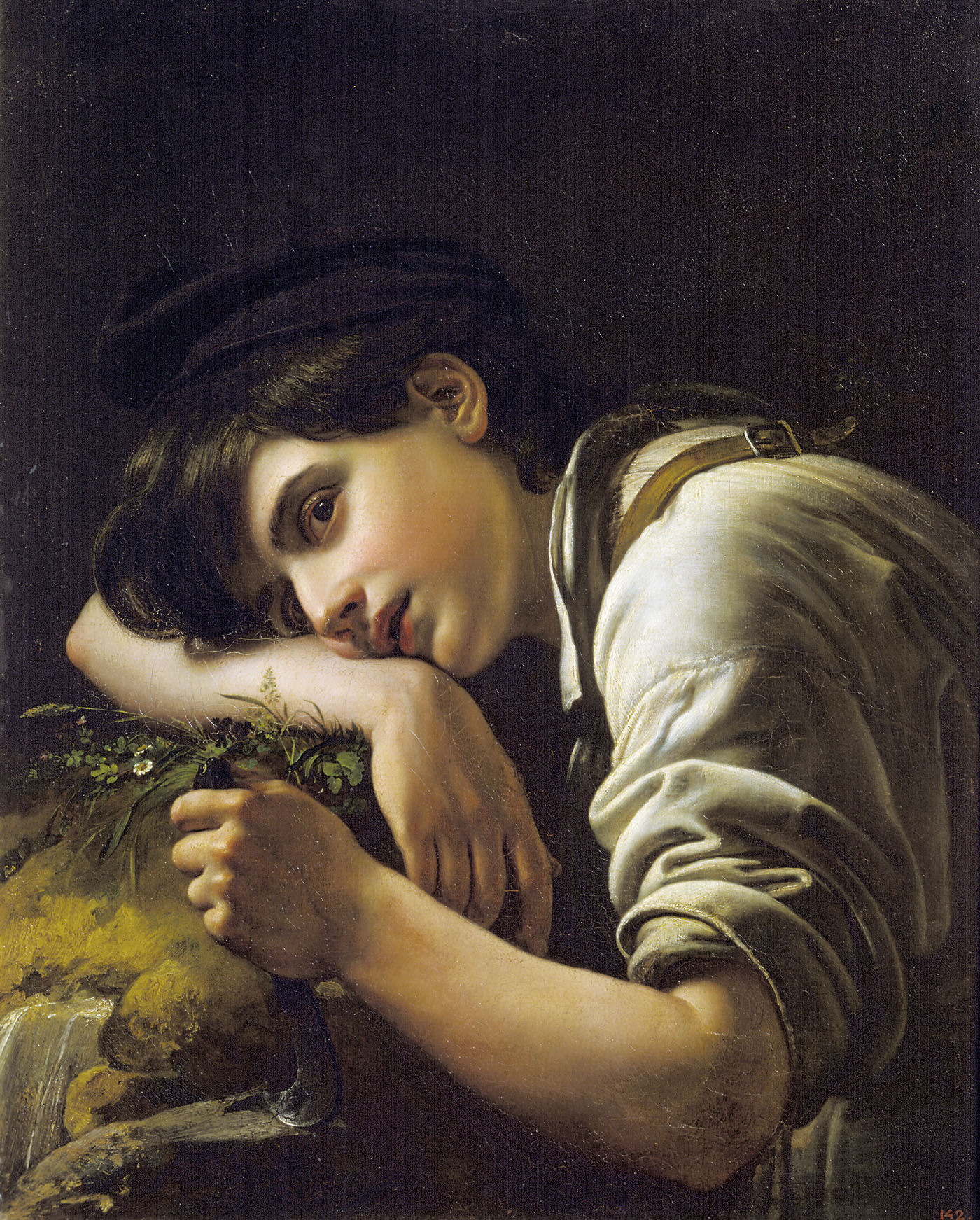 Кипренский. Молодой садовник. 1817