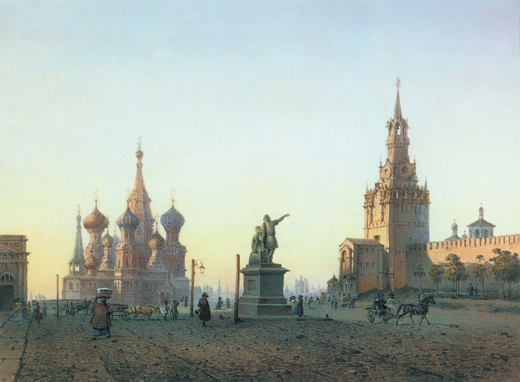Вейс. Храм Василия Блаженного. 1852