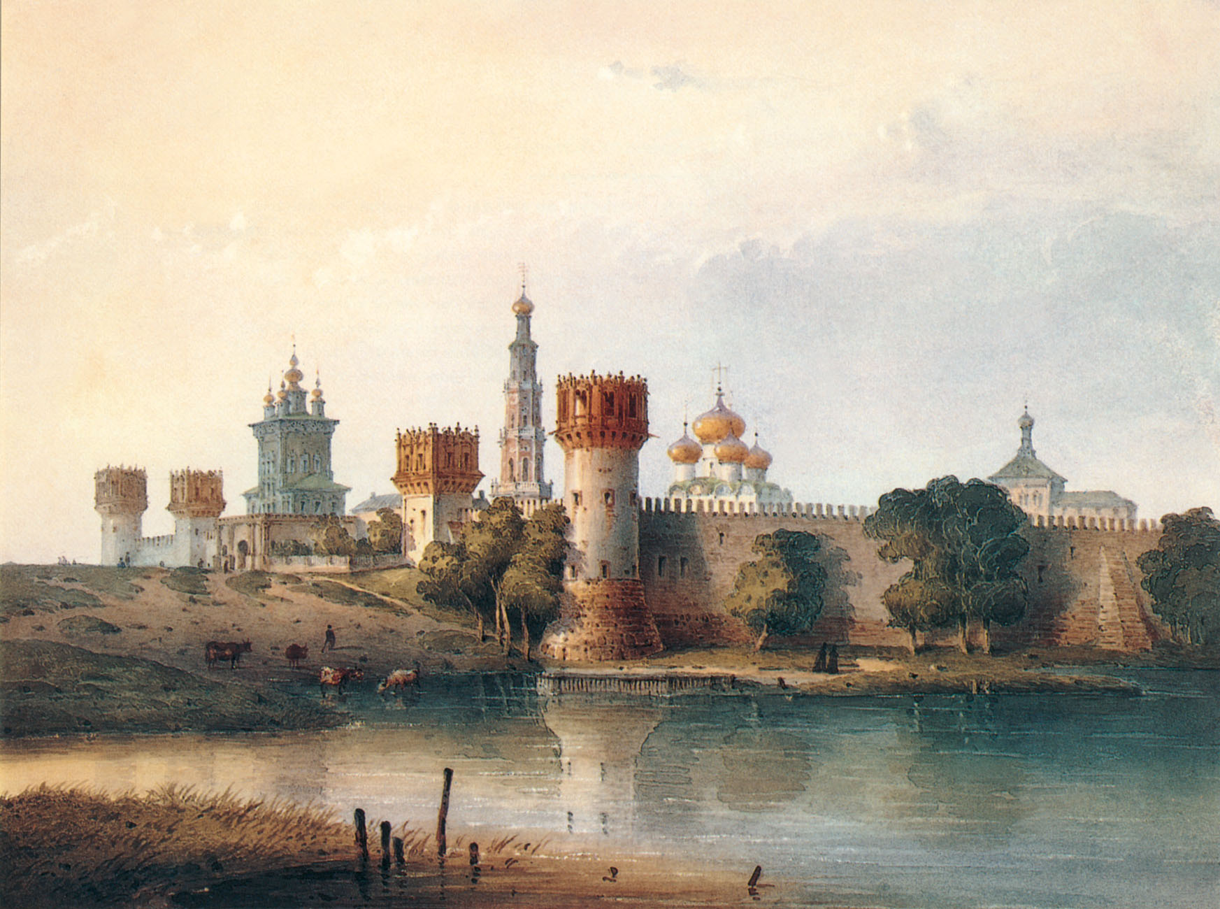 Вейс. Новодевичий монастырь. 1852