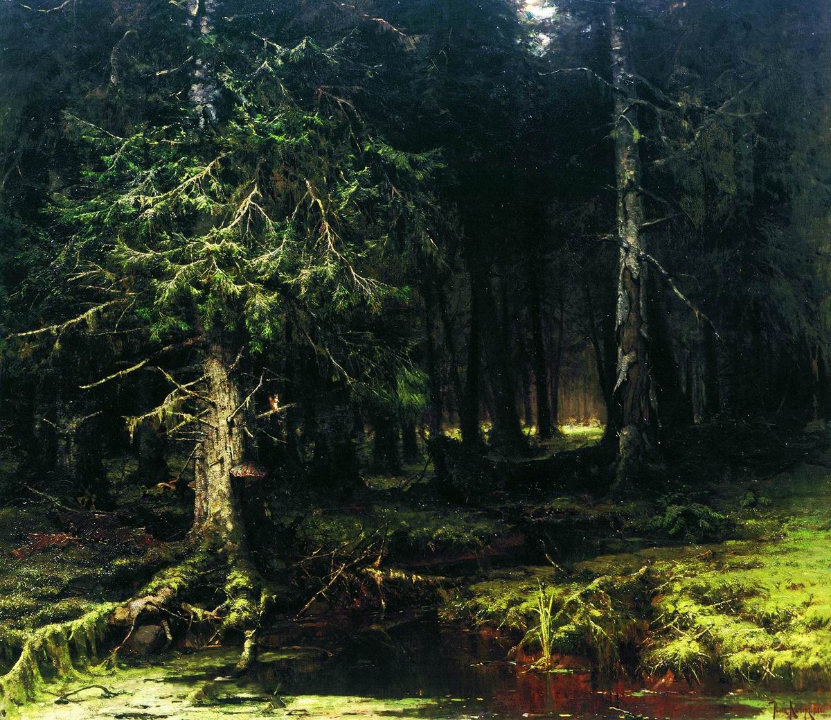 Клевер. Девственный лес. 1880