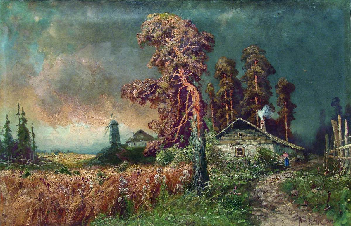 Клевер. Перед грозой. 1899