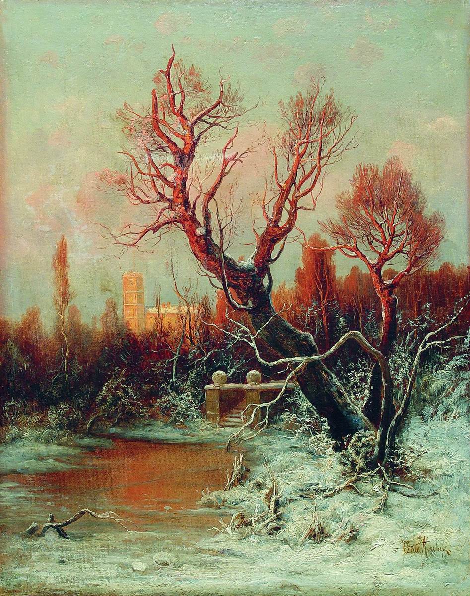 Клевер. Зима в старом парке