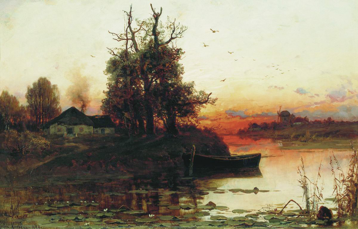 Клевер. Вечерняя тишина. 1894