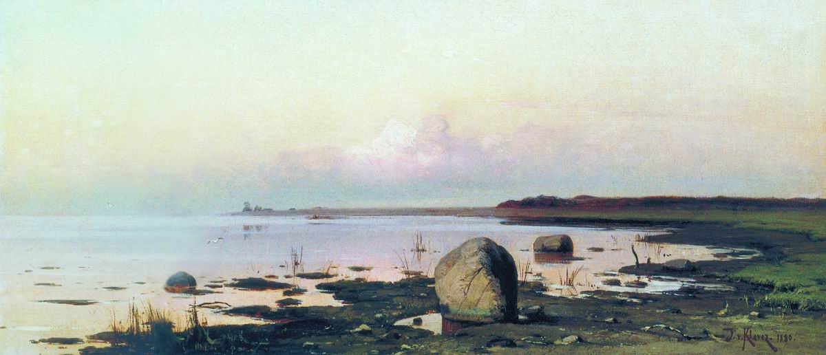 Клевер. Окрестности Петербурга. Финский залив. 1880