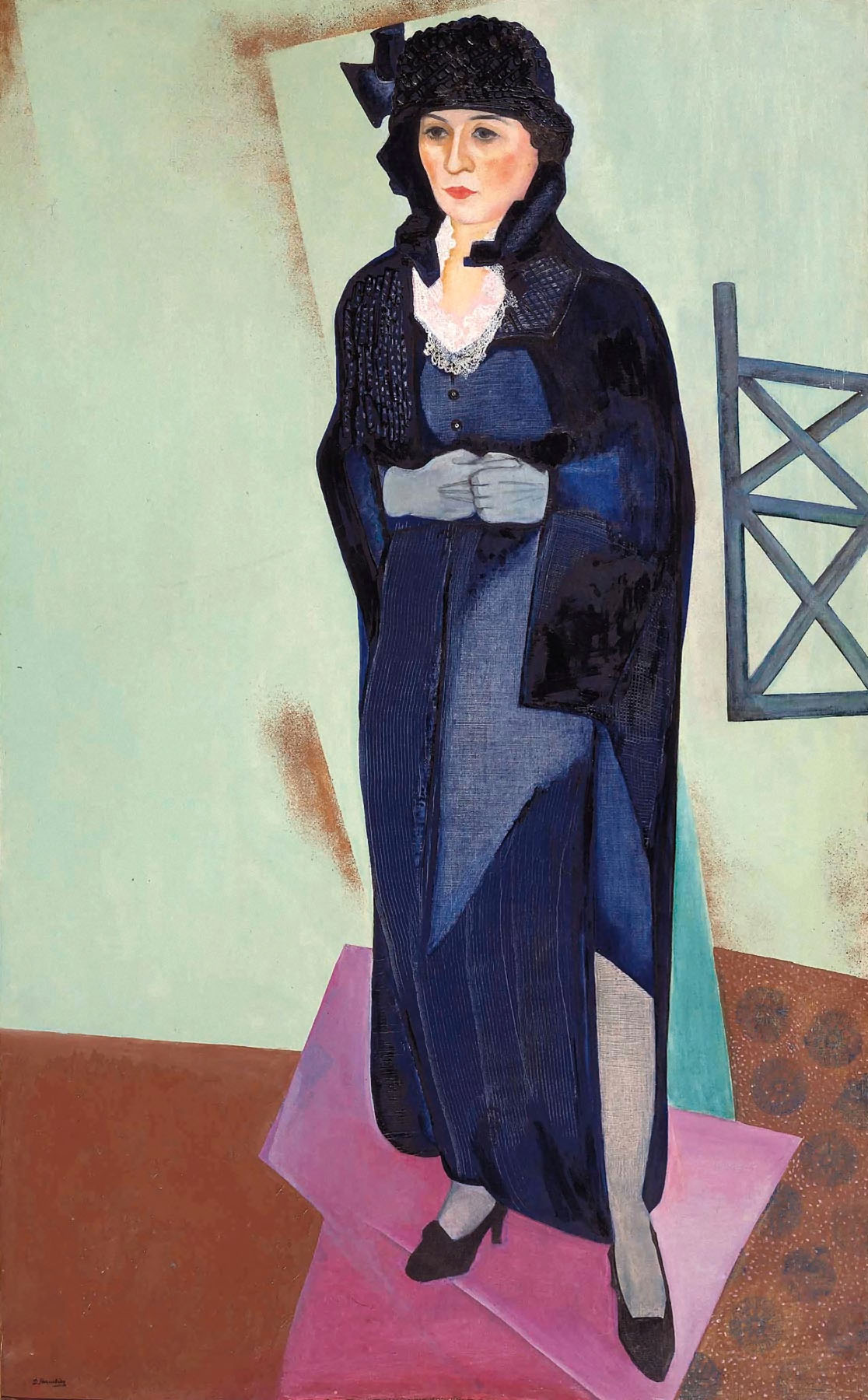 Штеренберг. Портрет жены художника. 1925