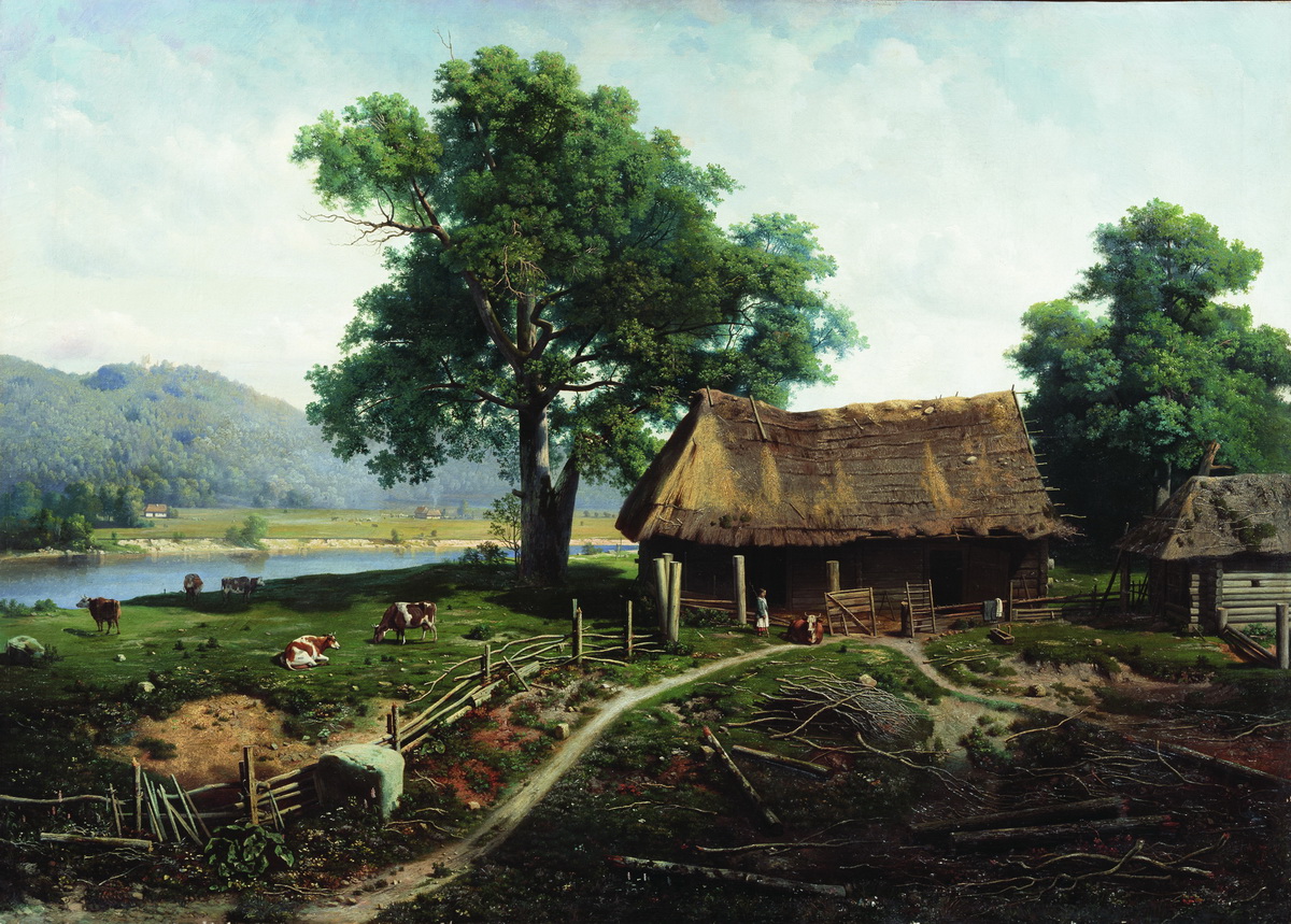 Клодт М.К.. Вид на острове Валааме. 1857