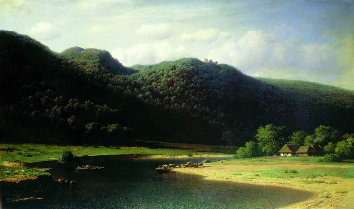 Клодт М.К.. Долина реки Аа в Лифляндии. 1862