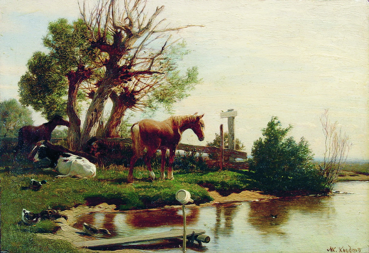 Клодт М.К.. Лошади. 1860-е