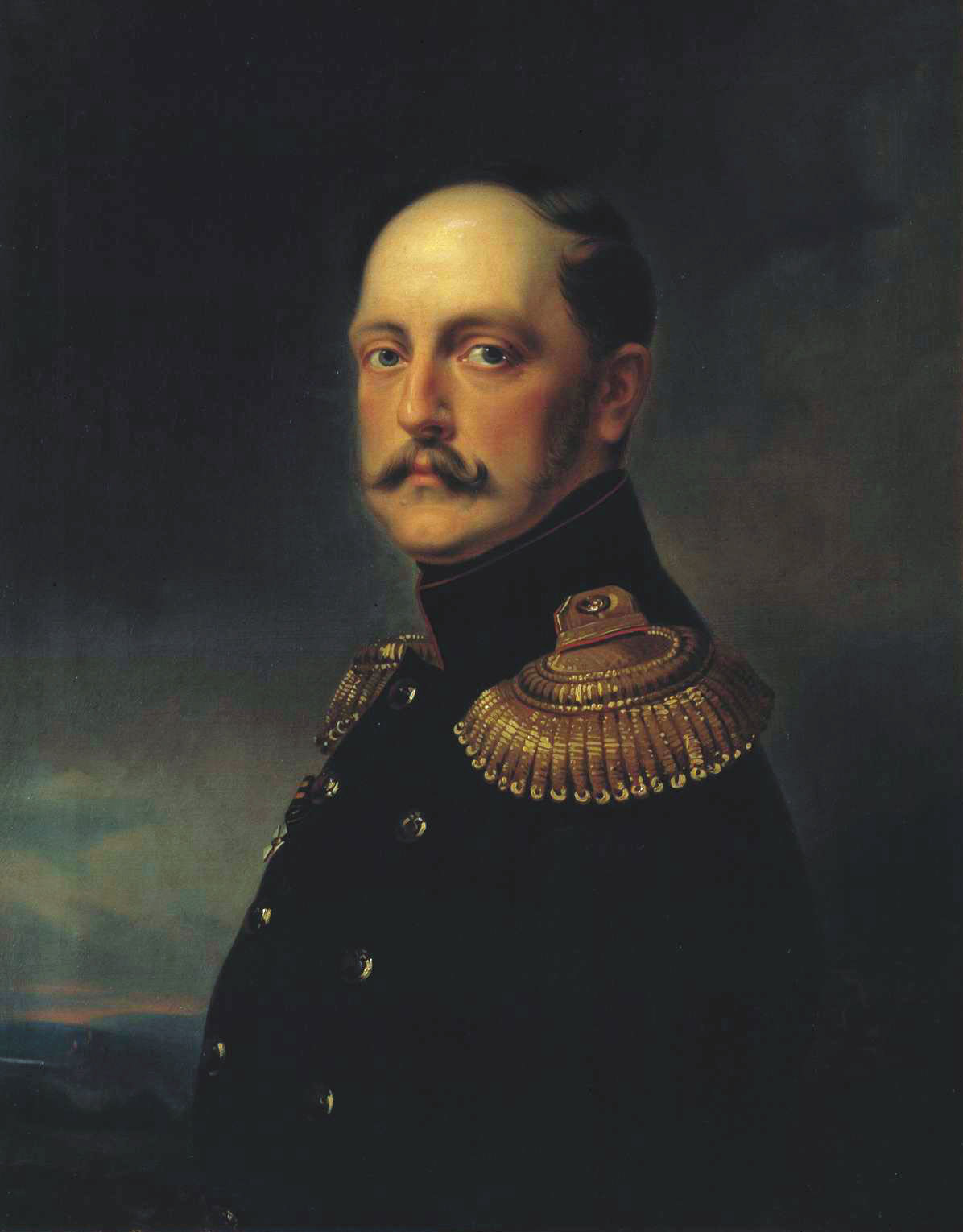 Неизвестный художник первой пол. XIX в.. Портрет императора Николая I