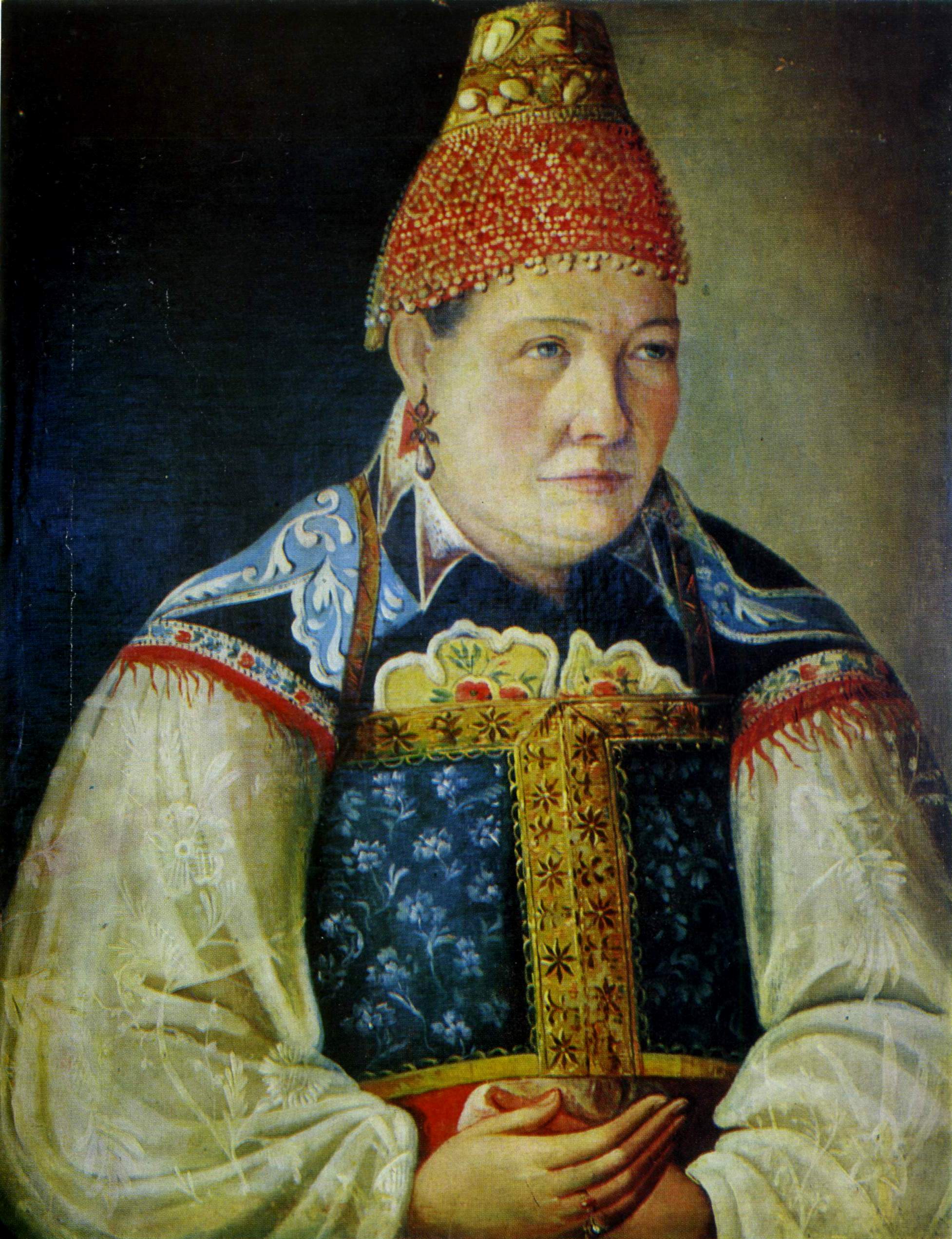 Неизвестный художник первой пол. XIX в.. Женский портрет 
