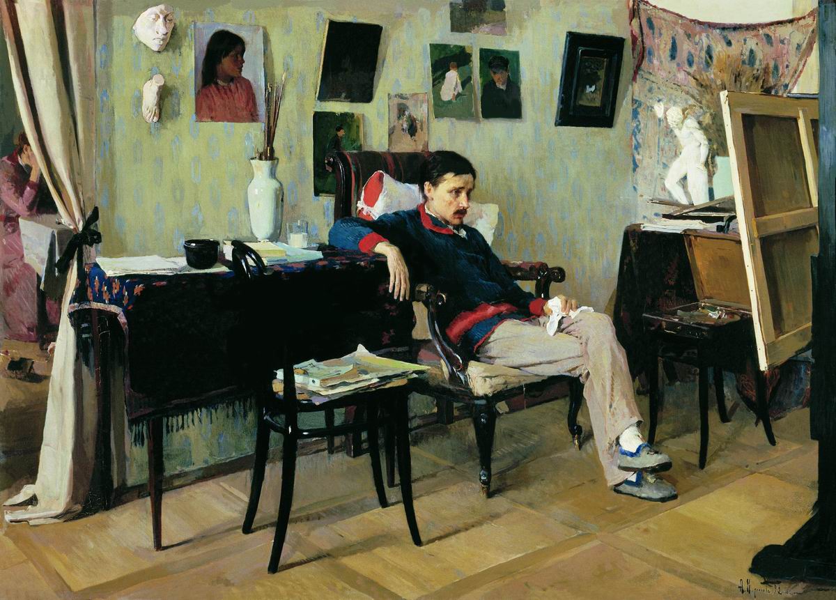 Корин А.М.. Больной художник. 1892