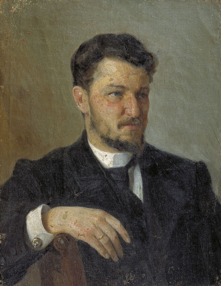 Корин А.М.. Портрет Н.С. Аммосова. 1890-е