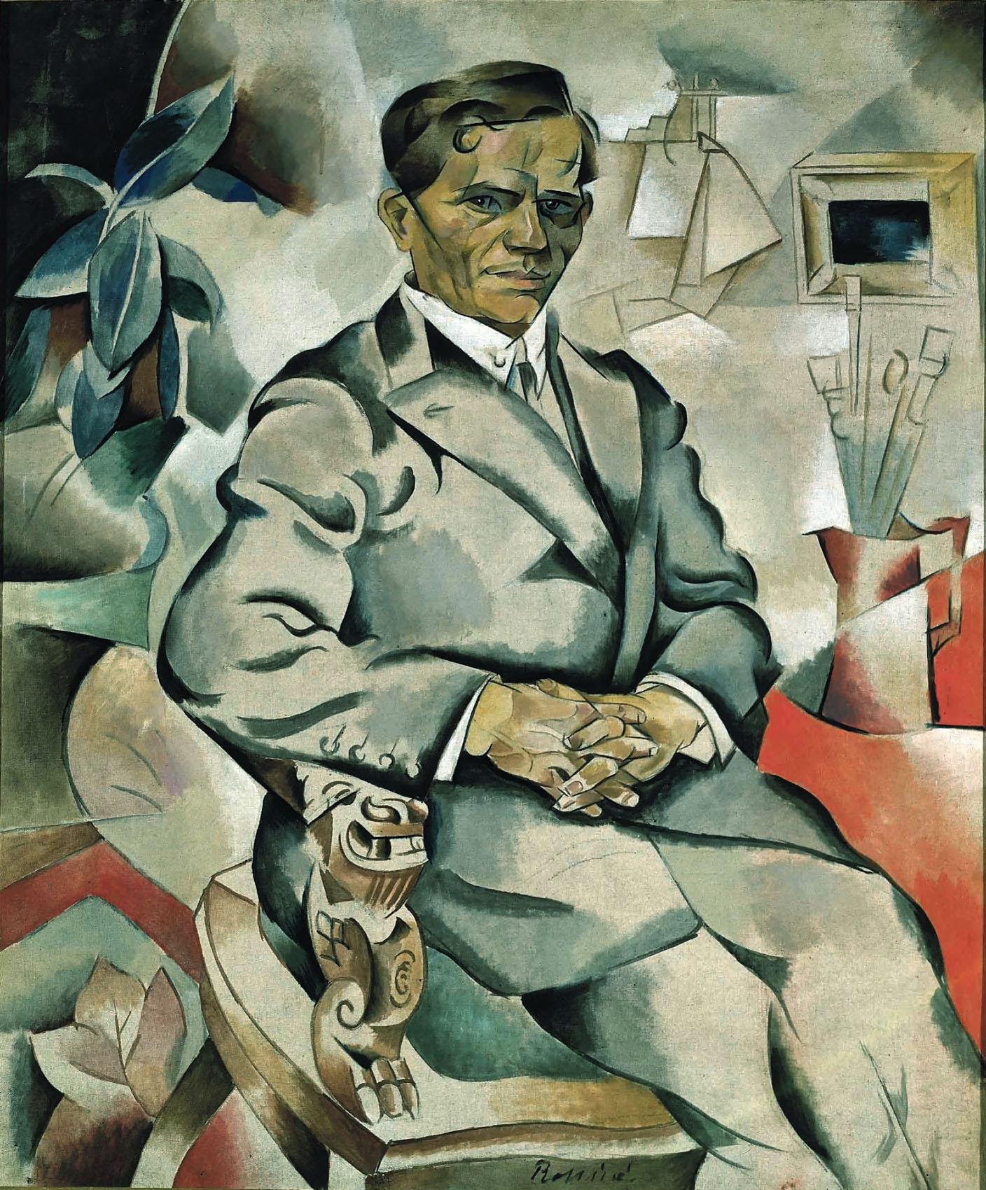 Баранов-Россине. Портрет И.Ф. Колесникова. Между 1917 и 1919