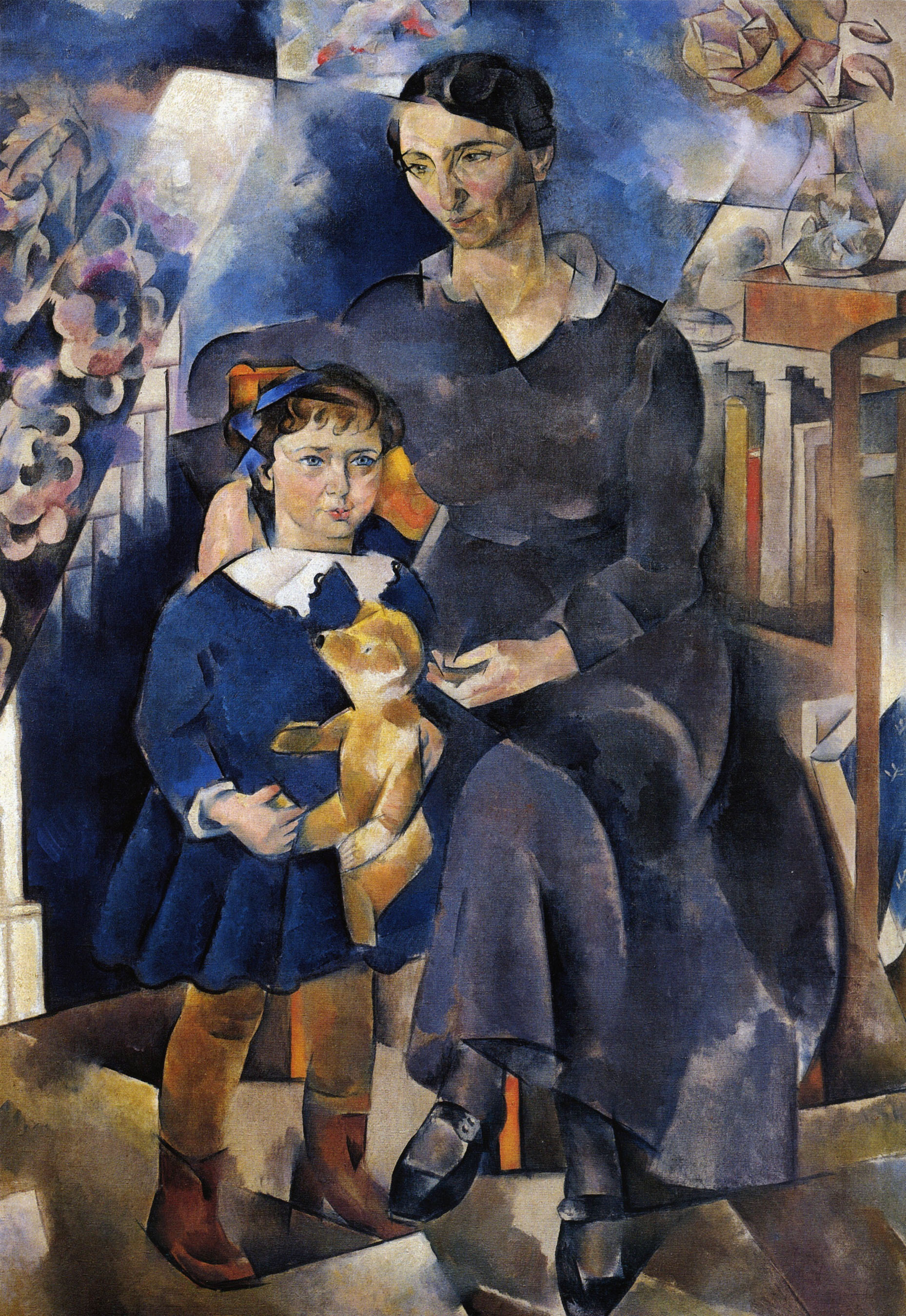 Баранов-Россине. Портрет Л.Я. и О.И. Рыбаковых. 1919-1921
