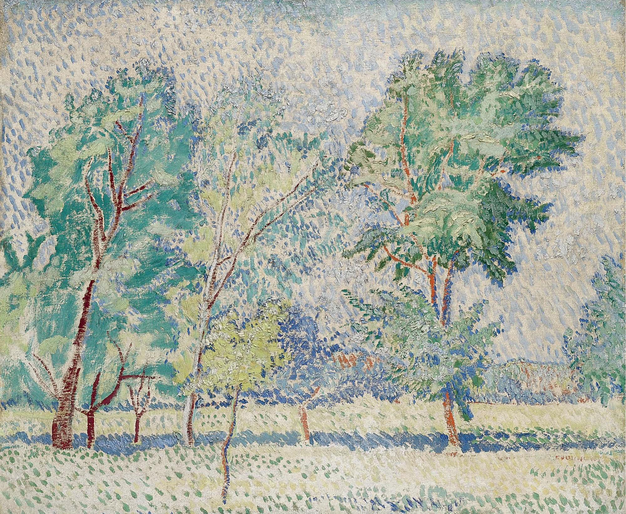 Баранов-Россине. Летний пейзаж. 1907