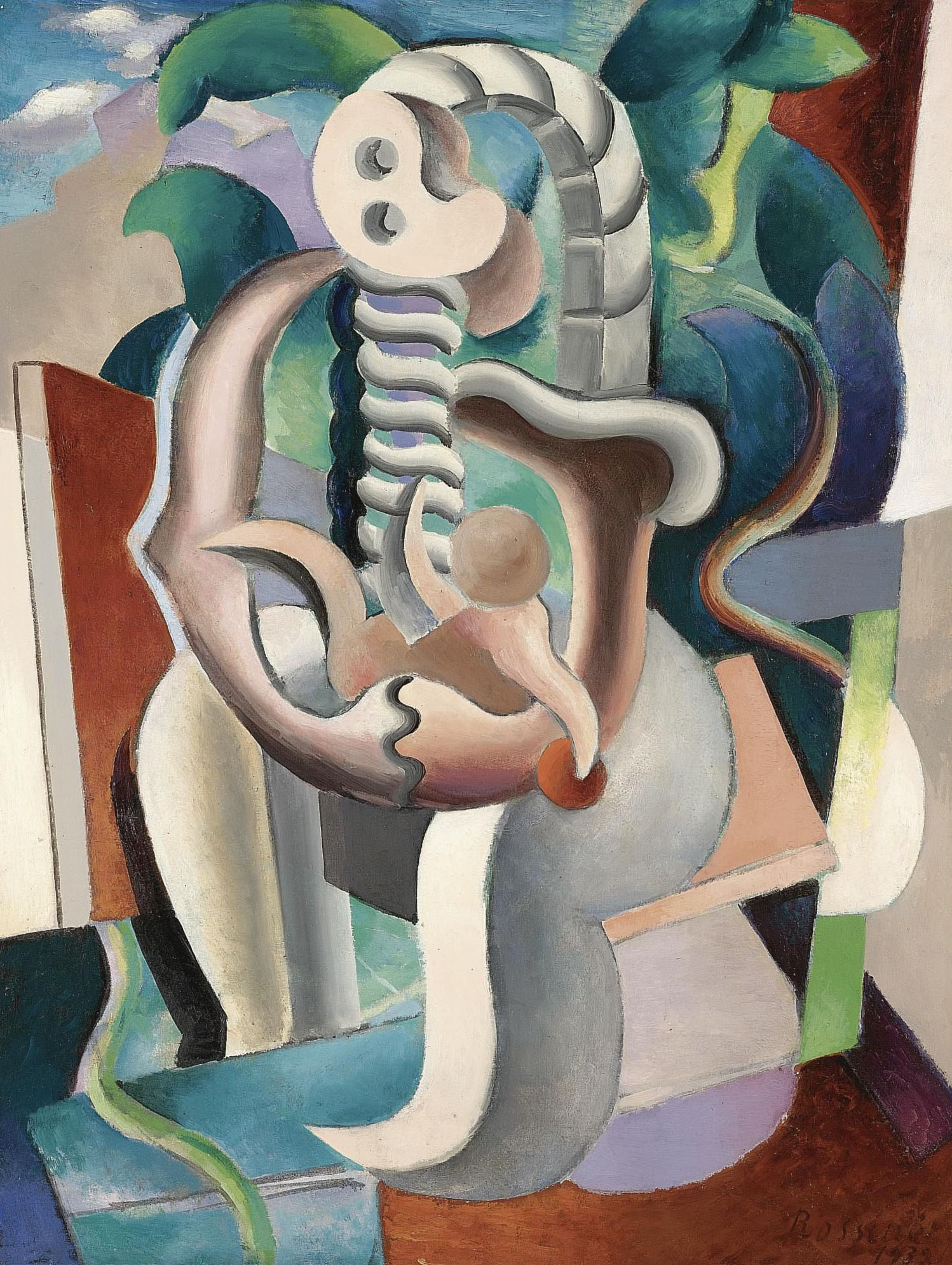 Баранов-Россине. Мать и дитя. 1932