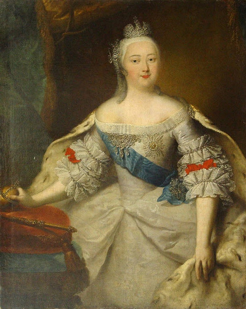 Гроот Г.-Х.. Портрет императрицы Елизаветы Петровны. 1740-е (?)