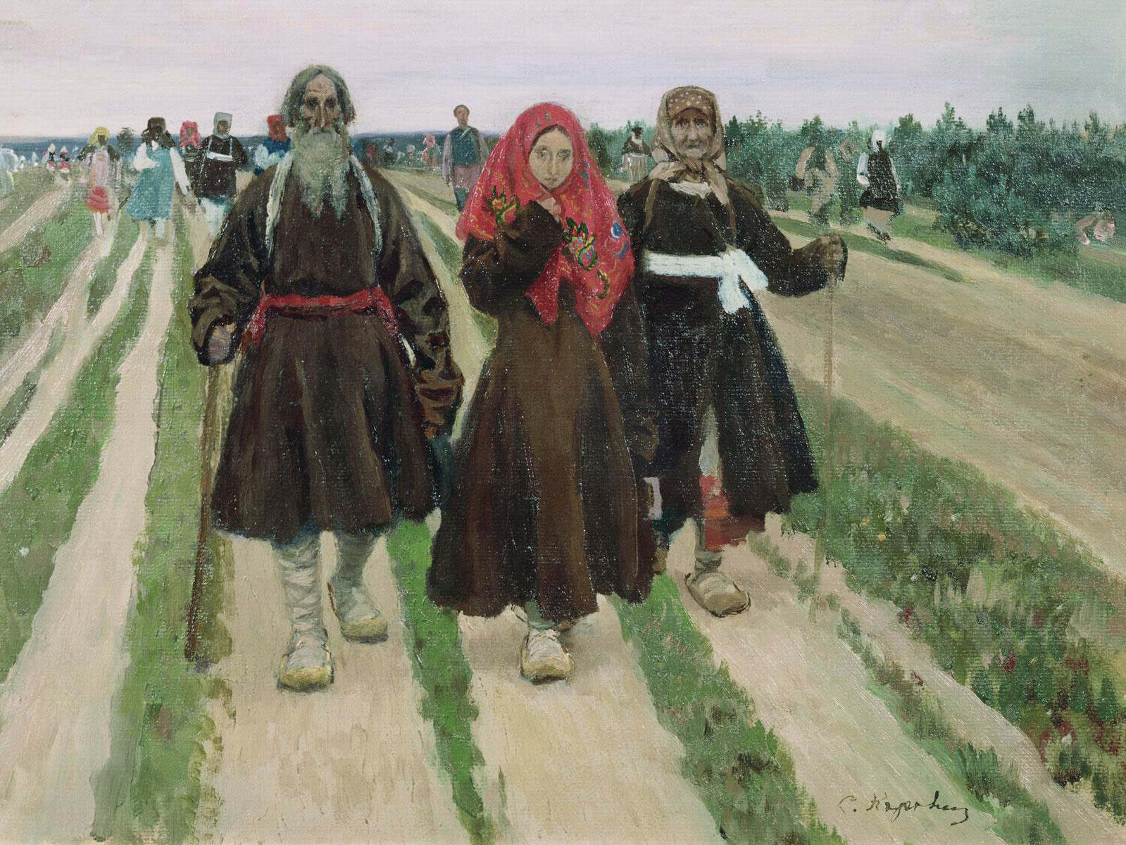 Коровин С.. К Троице. 1902