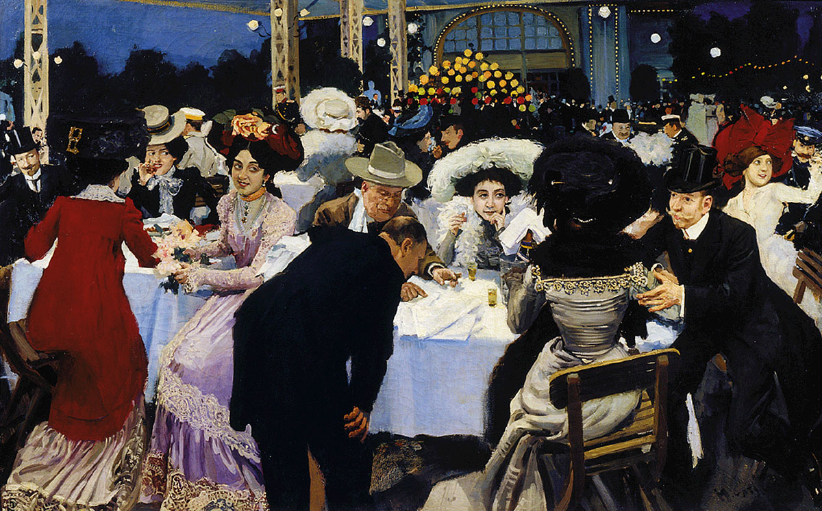 Слепян. Ночной ресторан. 1890 - начало 1900-х
