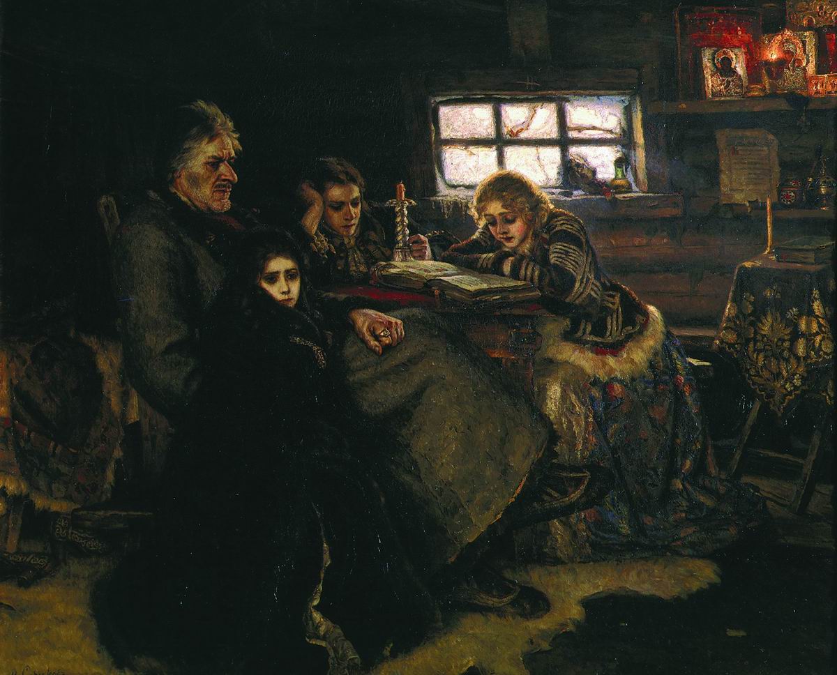 Суриков. Меншиков в Березове. 1883