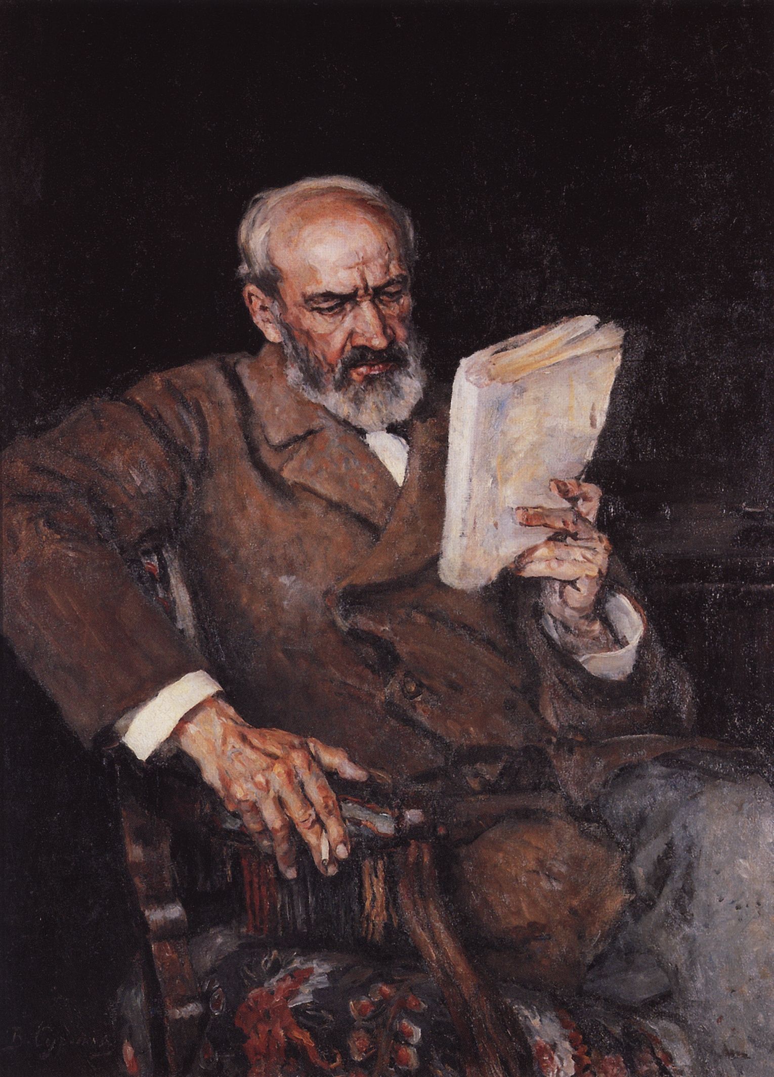 Суриков. Портрет доктора А.Д.Езерского. 1910