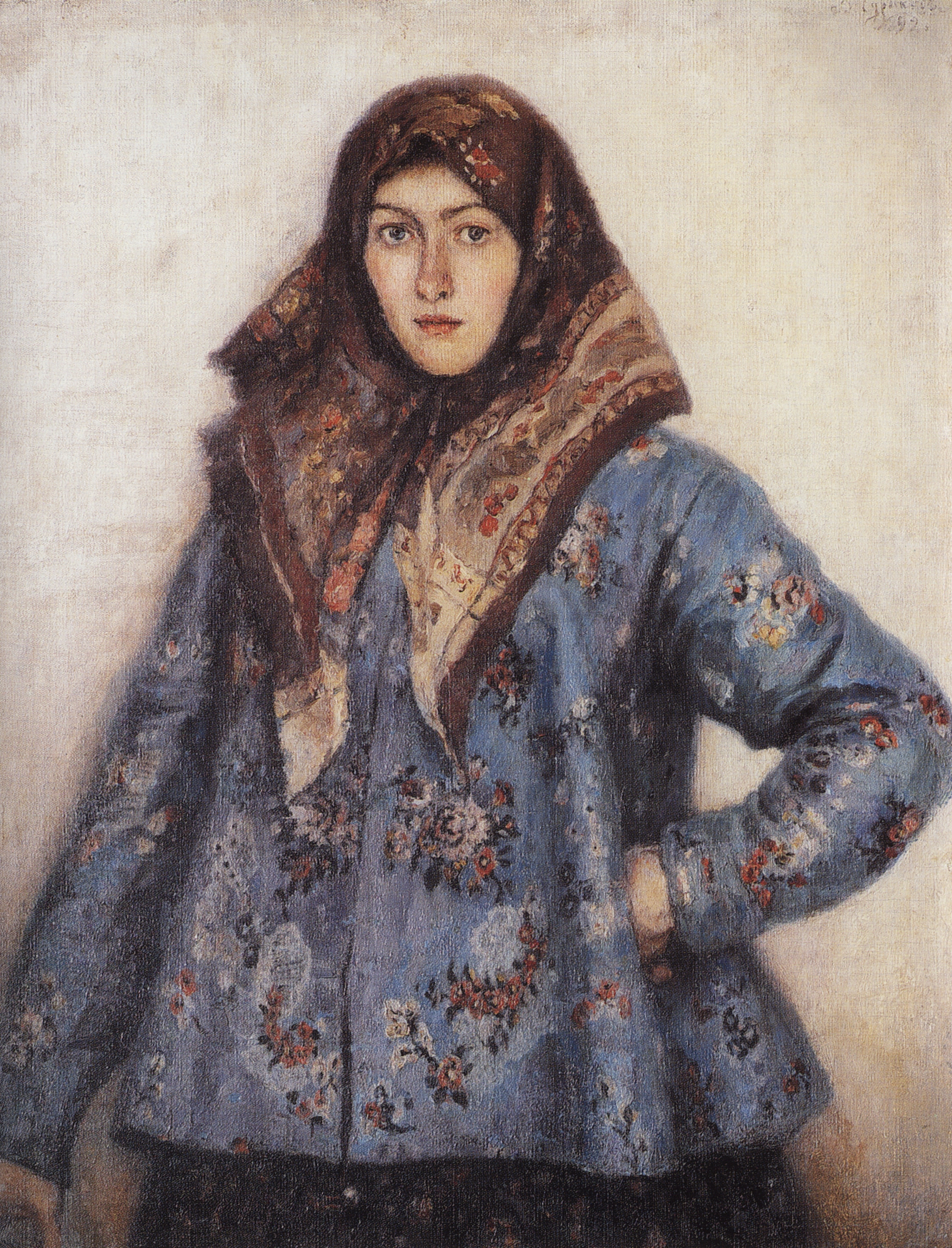 Суриков. Портрет Л.Т.Маториной. Казачка. 1892