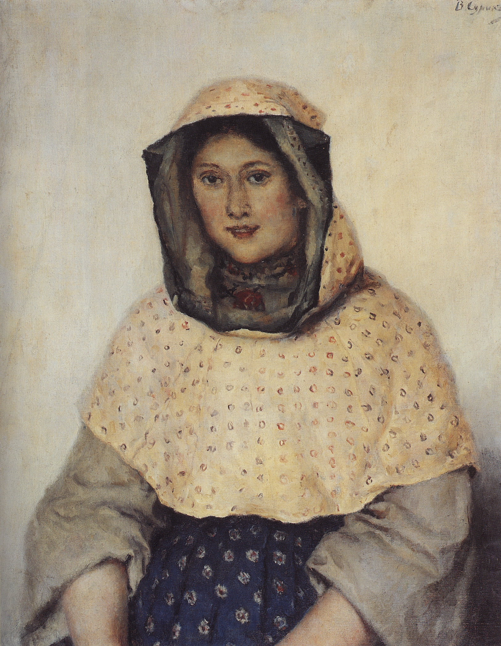 Суриков. Портрет Т.К.Доможиловой. 1891