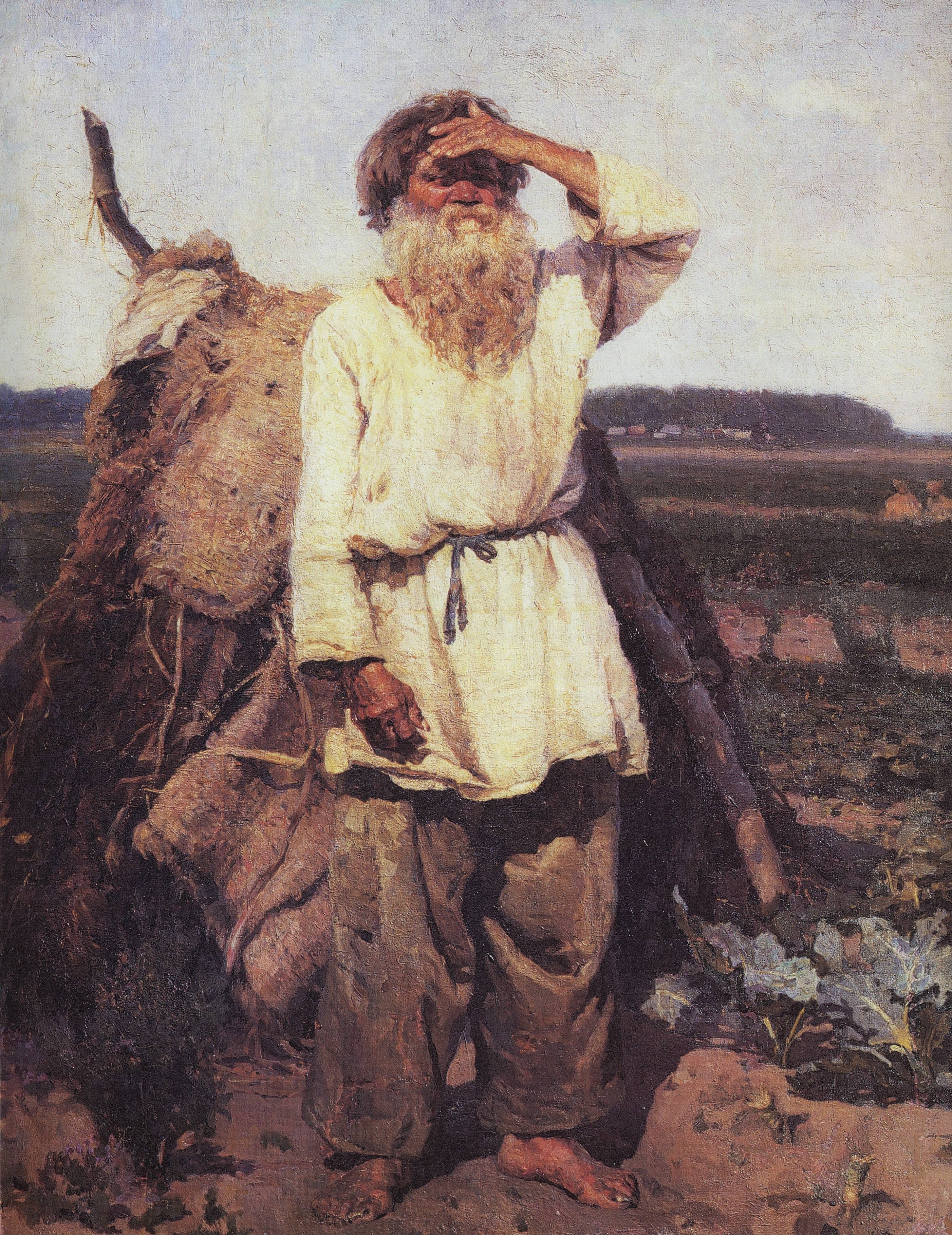 Суриков. Старик-огородник. 1882