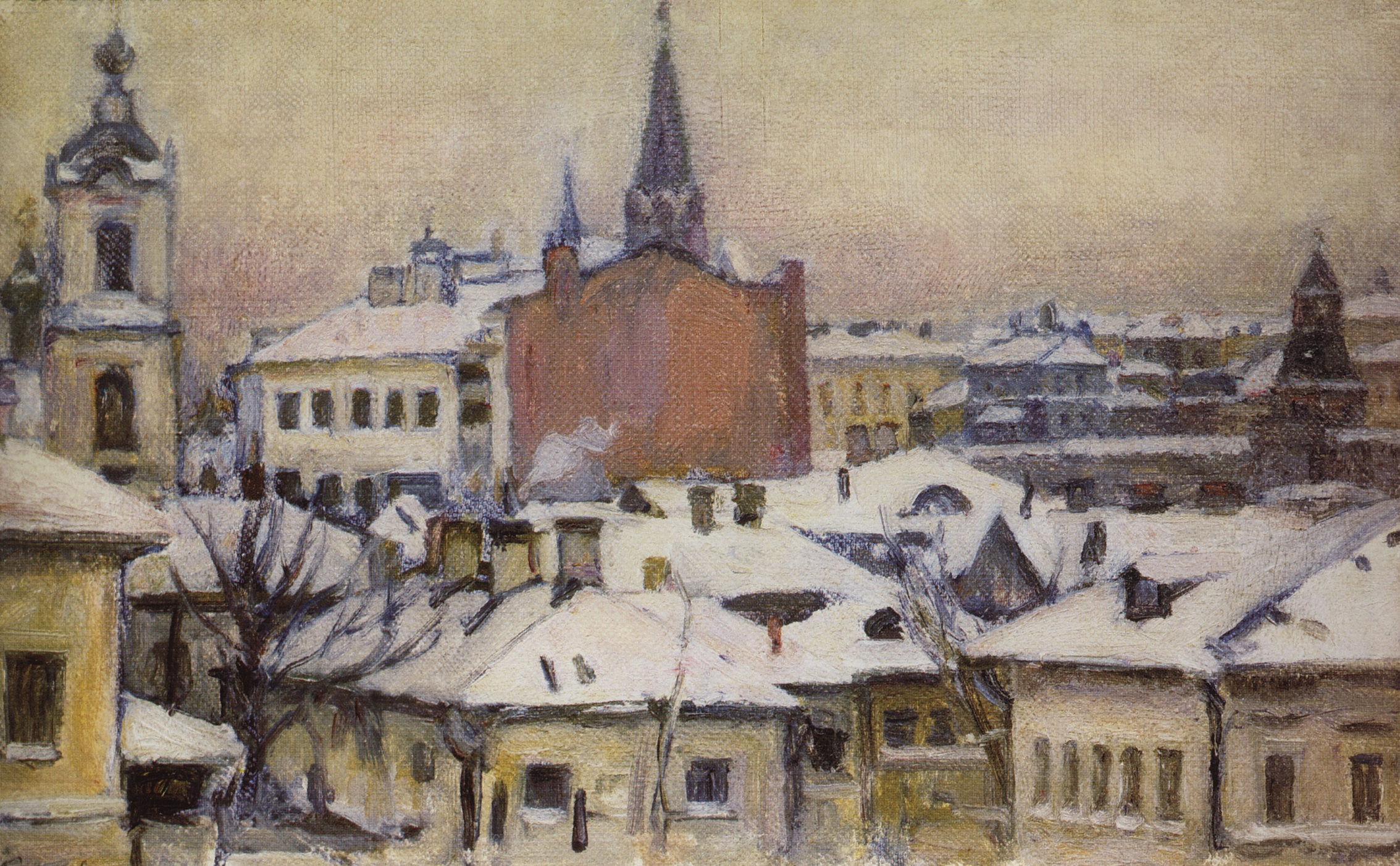 Суриков. Вид на Кремль. 1913