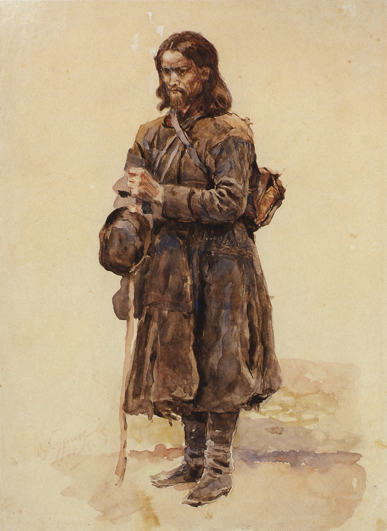 Суриков. Странник. 1886
