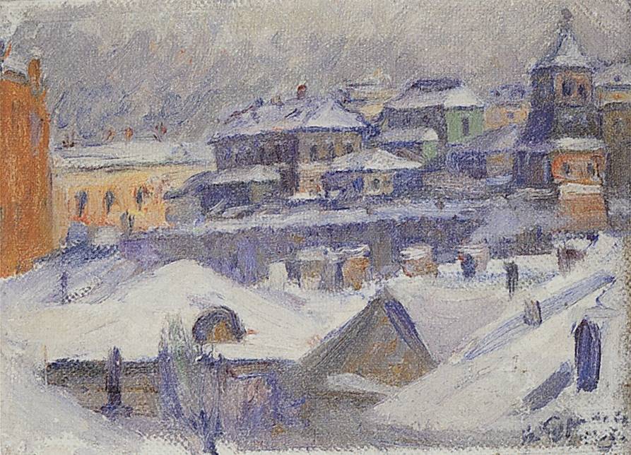 Суриков. Вид Москвы. 1908