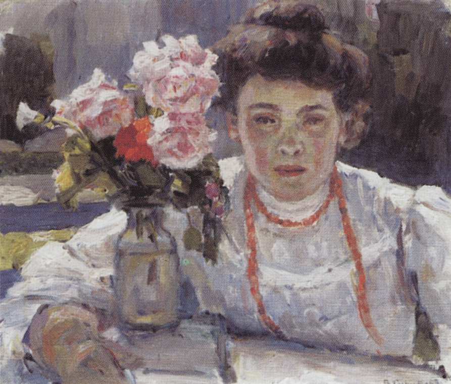Суриков. Портрет Е.В.Суриковой. 1908