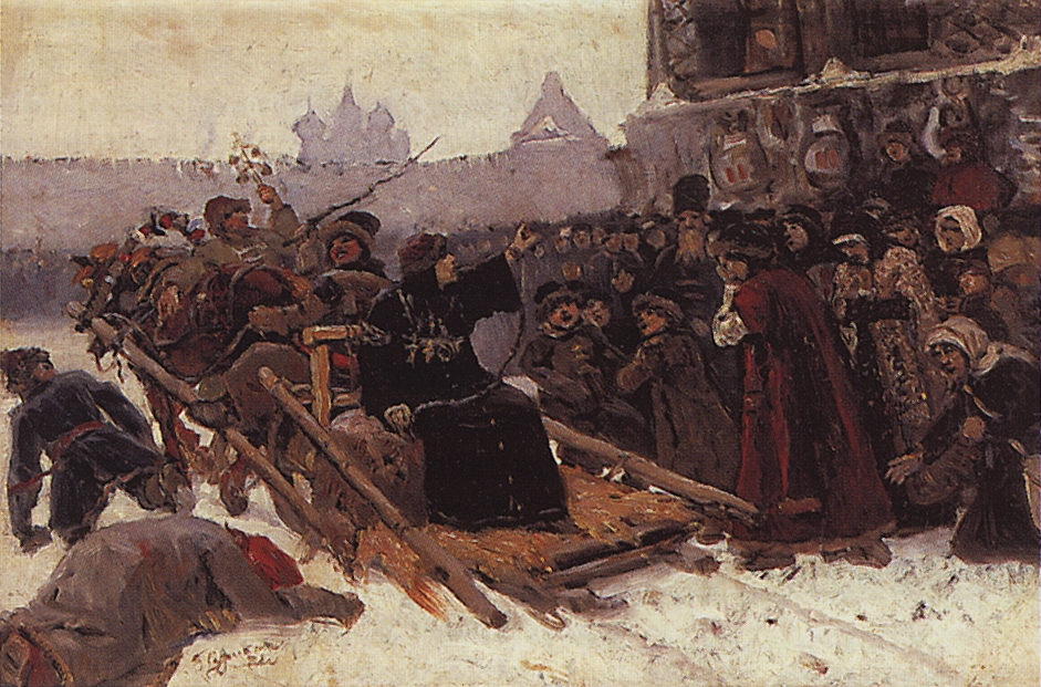Суриков. Боярыня Морозова. 1881