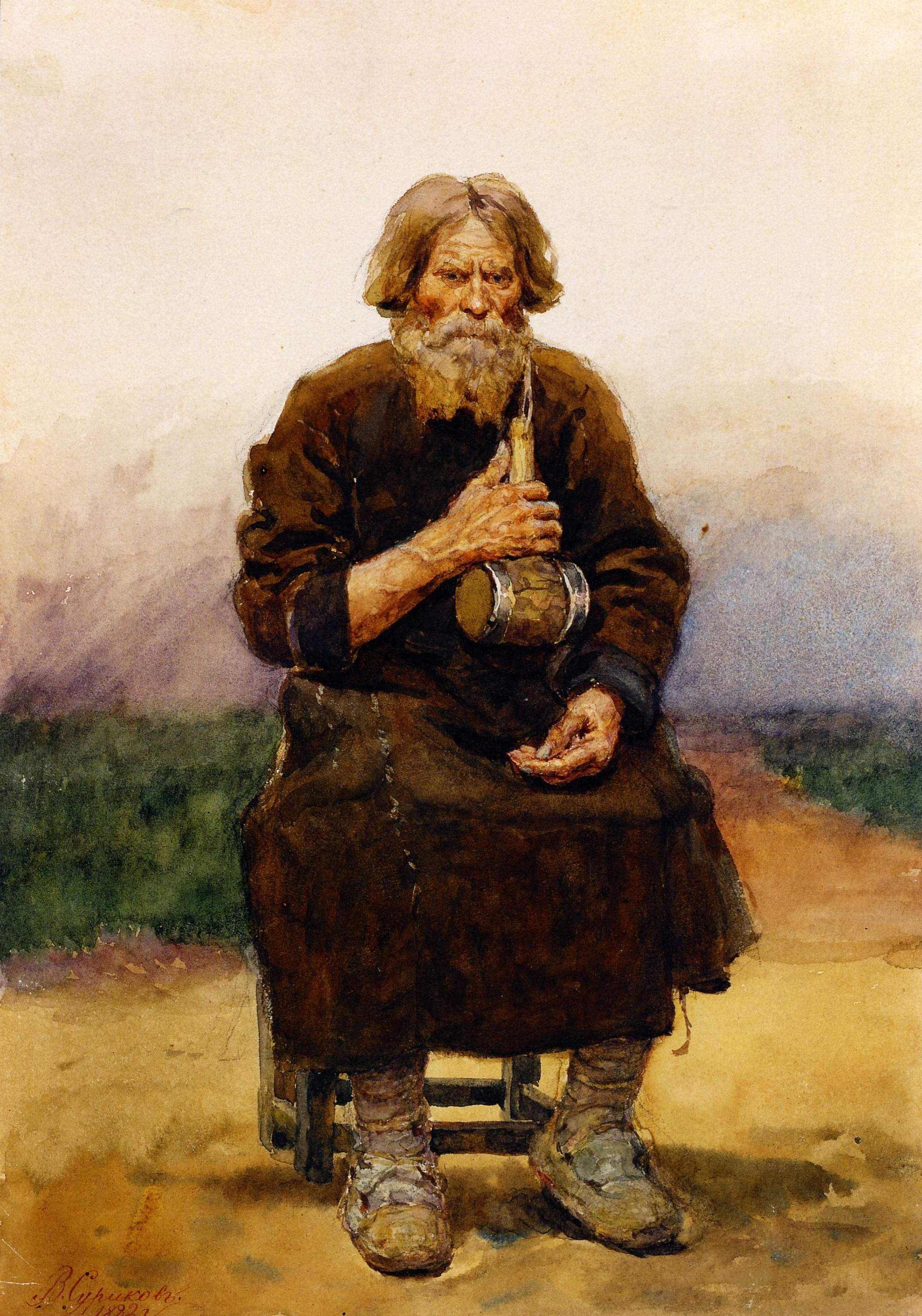 Суриков. Конопатчик . 1882