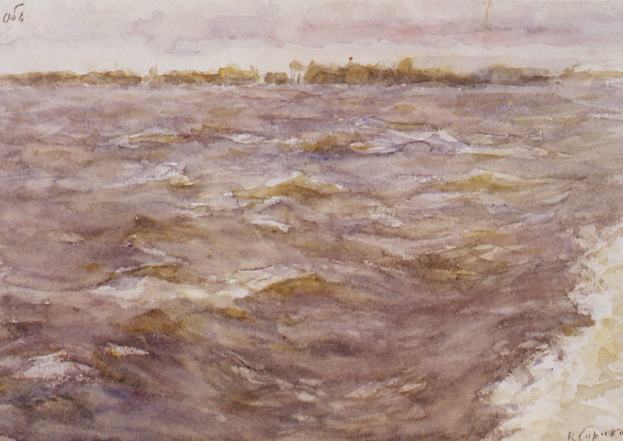 Суриков. Река Обь. 1895