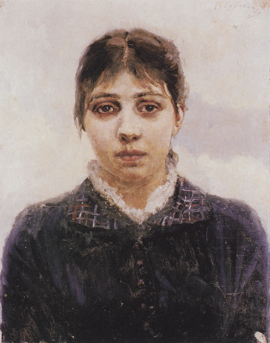 Суриков. Портрет Е.А.Суриковой. Не позднее 1888
