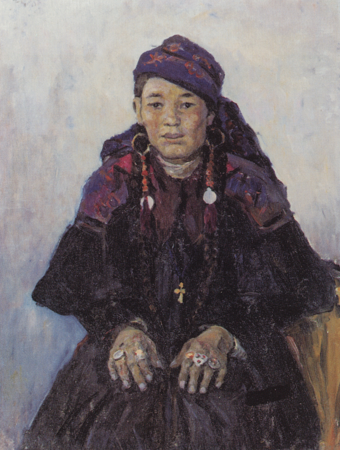 Суриков. Портрет хакаски. 1909